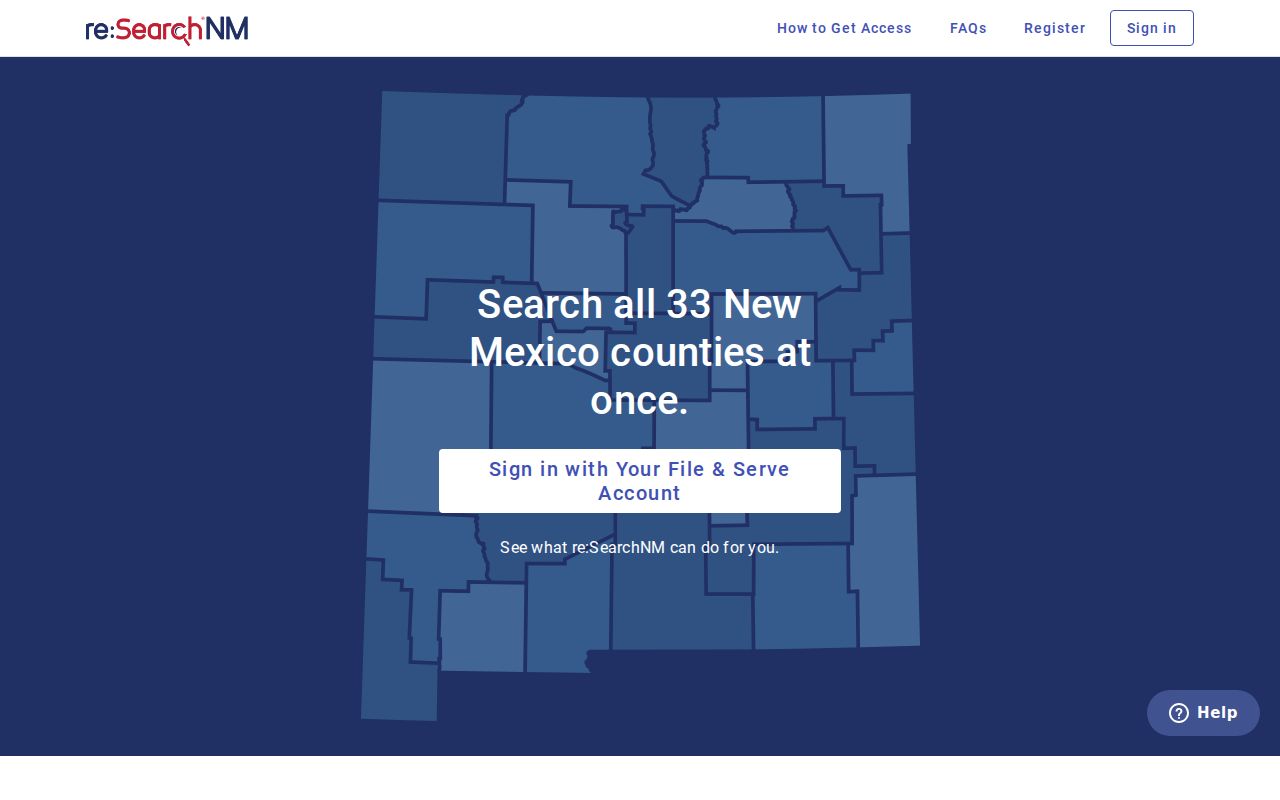 Bernalillo County criminal case access through re Search NM