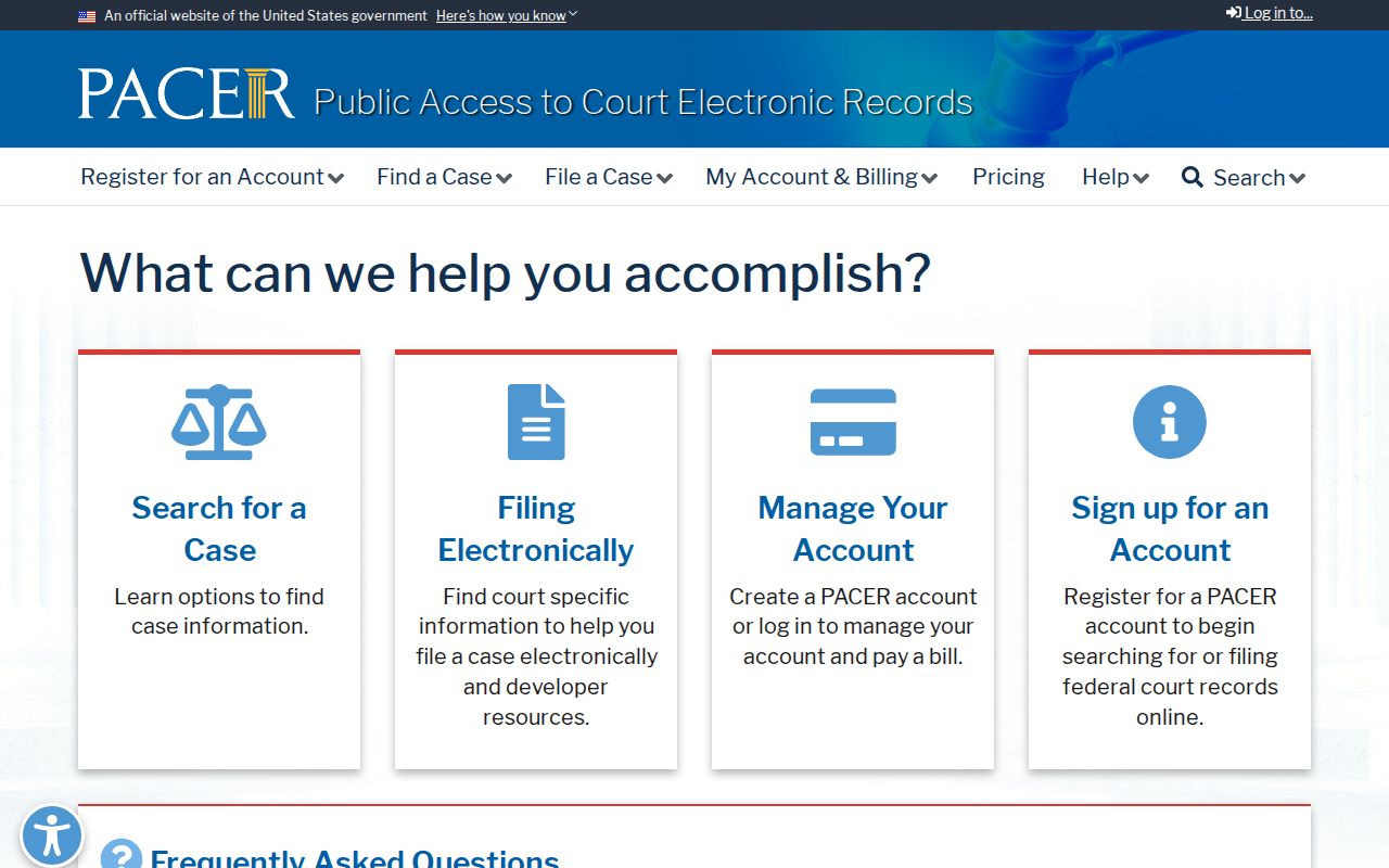 Bernalillo County criminal history PACER federal docket access